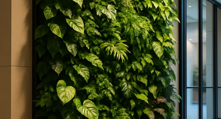 artificial light for living walls